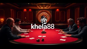 Experience the thrill of khela88 with engaging poker games and luxurious casino settings.