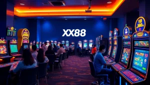 Engaging online gaming experience at XX88.XYZ with vibrant visuals and immersive elements.