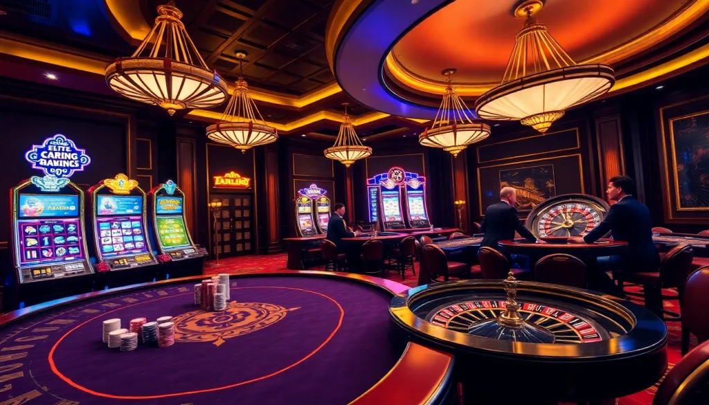 Experience high-stakes gaming and vibrant excitement at https://789winjj.com/ casino with roulette and poker tables.