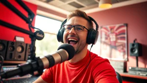 Engage with https://sportnation.nz in a lively sports radio studio atmosphere.