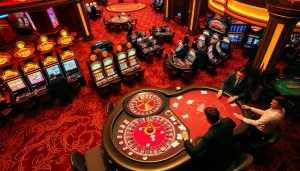 Experience the elegance of PG66 with players enjoying vibrant slot machines and dynamic casino action.