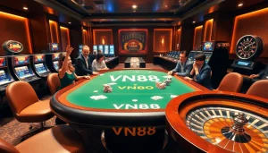 Experience the excitement at VN88 casino with engaging poker and slot games.