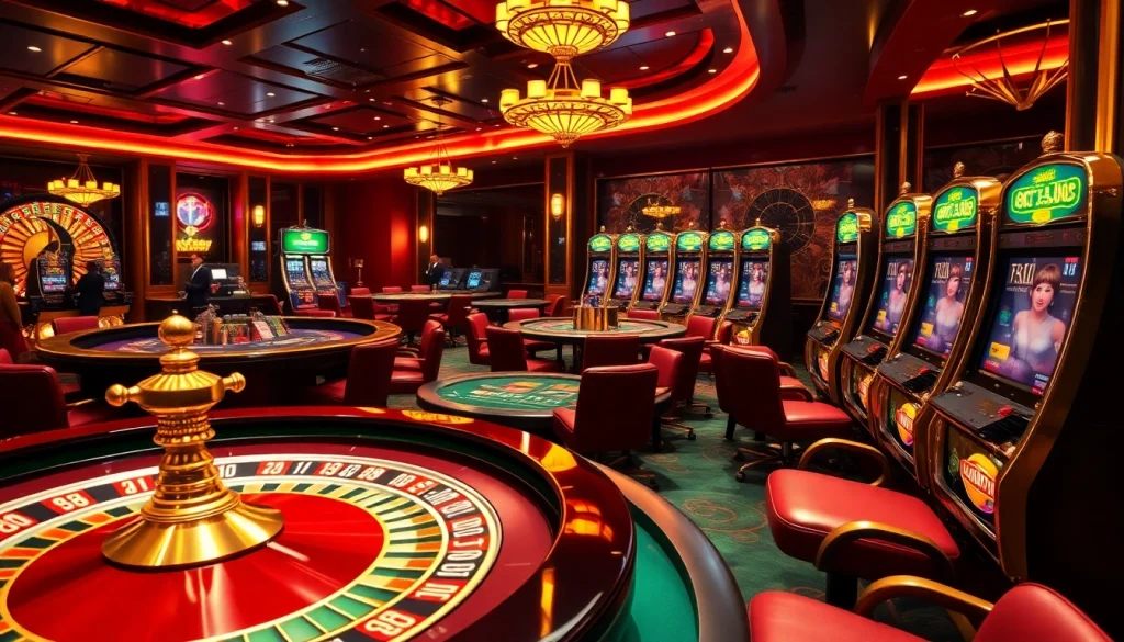 Experience luxury gaming at https://88aaa.fit/ with a lively casino scene featuring roulette, poker, and slots.