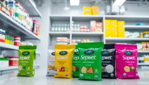 Fournisseur d édulcorants avec une large gamme de produits naturels et artificiels exposés.