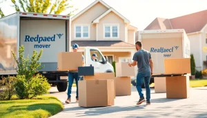 Experienced provincial movers carefully handle furniture during a residential relocation.