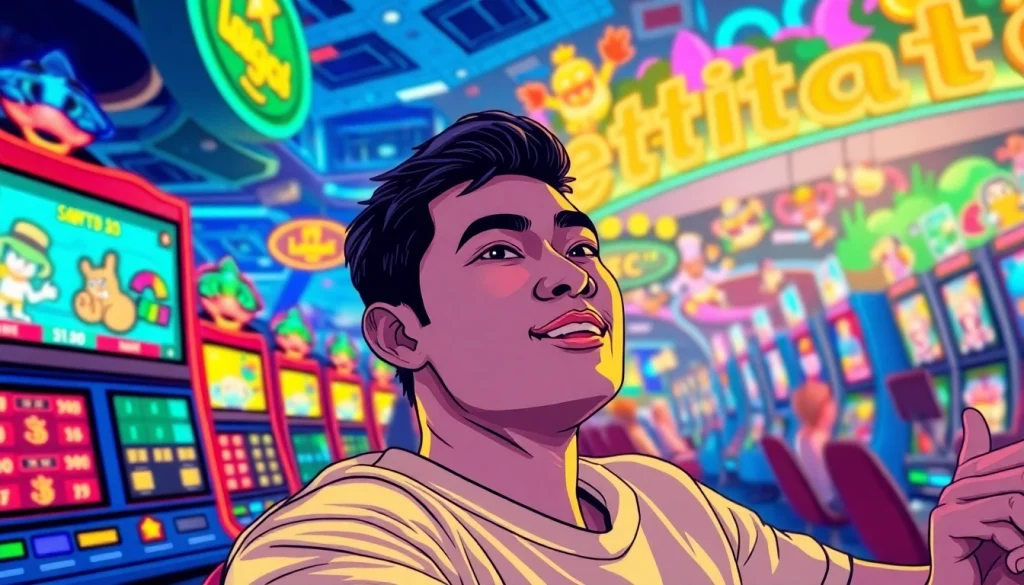 Mainkan petanitoto dan nikmati pengalaman bermain yang menyenangkan dengan slot mesin yang berwarna-warni.