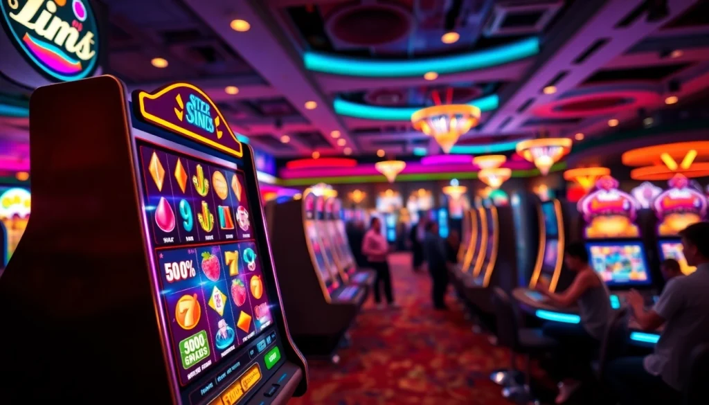 Experience thrilling gaming at https://152.42.170.247 with vibrant slot machine graphics and player engagement.