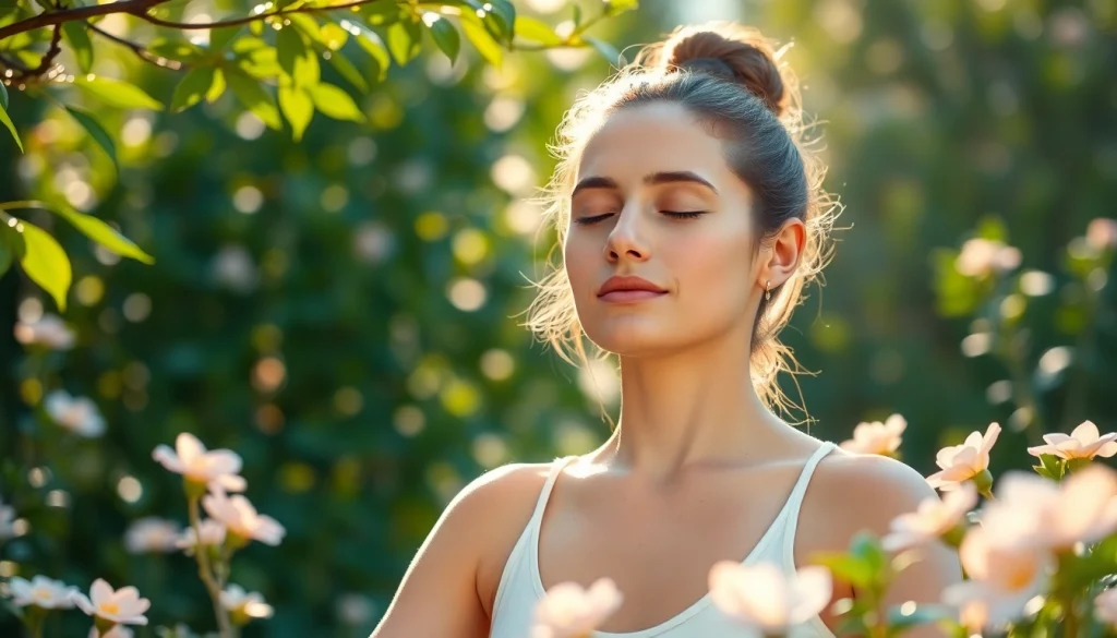 Pratiquer la sophrologie chez sophrologieetbienetre.fr dans un cadre relaxant entouré de verdure.