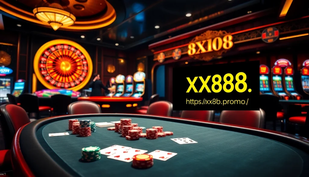 Experience thrilling casino action at https://xx88.promo/ with high-stakes poker and exciting roulette spins.