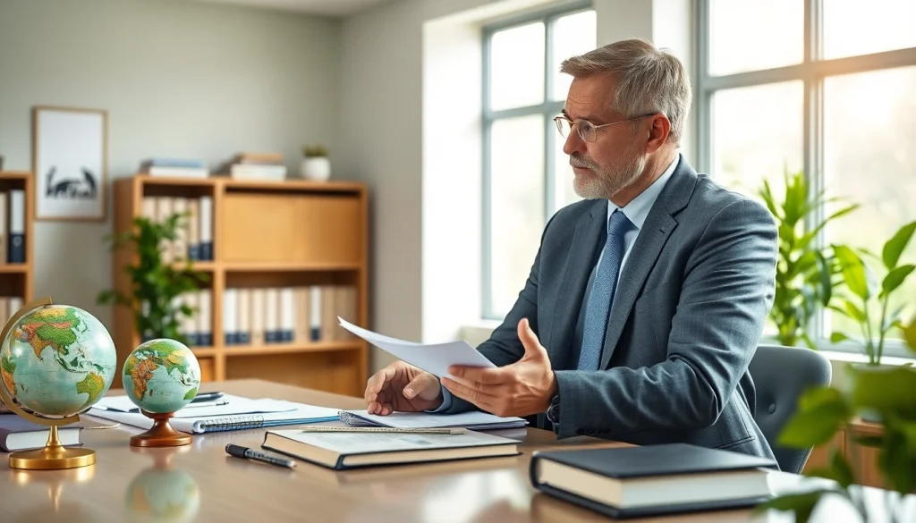 Engaging attorney discussing agricultural law principles with clients to ensure compliance.