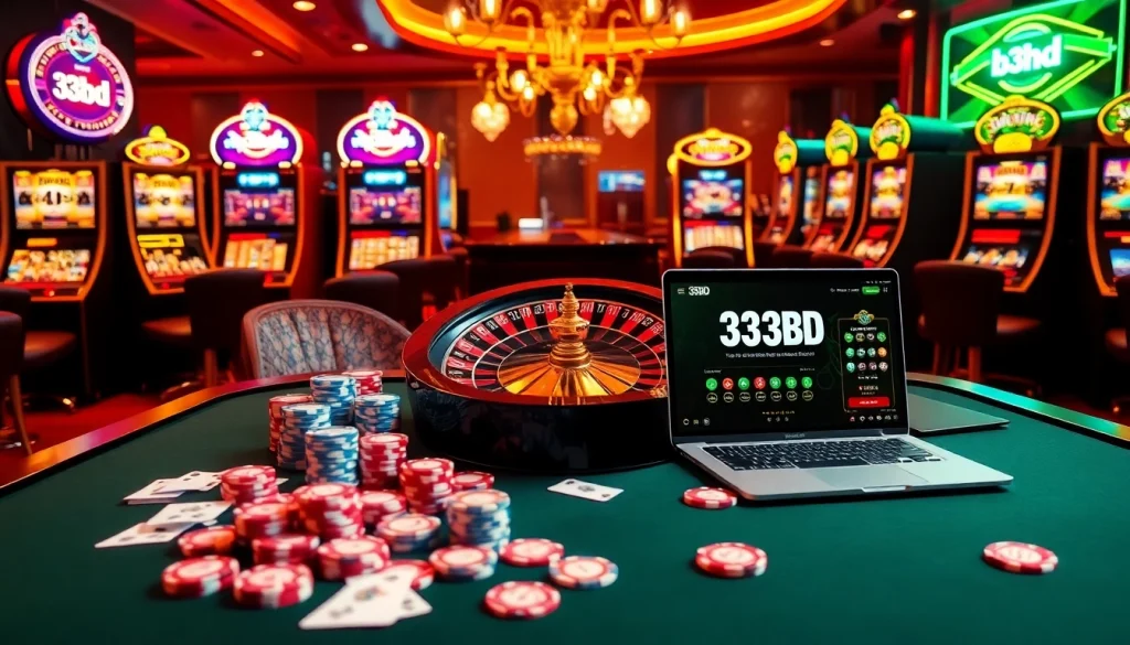 Experience the thrill of gambling at 33BD with vibrant tables and exciting rewards.