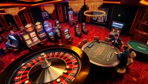 Experience the thrilling atmosphere at IWIN's luxurious casino, where every spin counts!