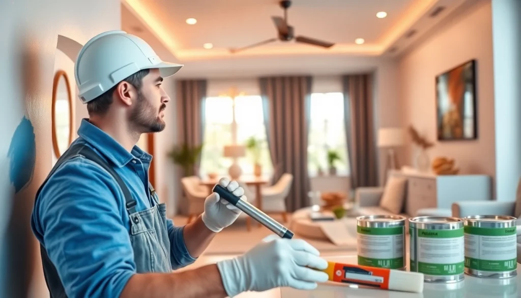 Transform your home with expert painting services at https://33626painters.com, featuring skilled painters in action.