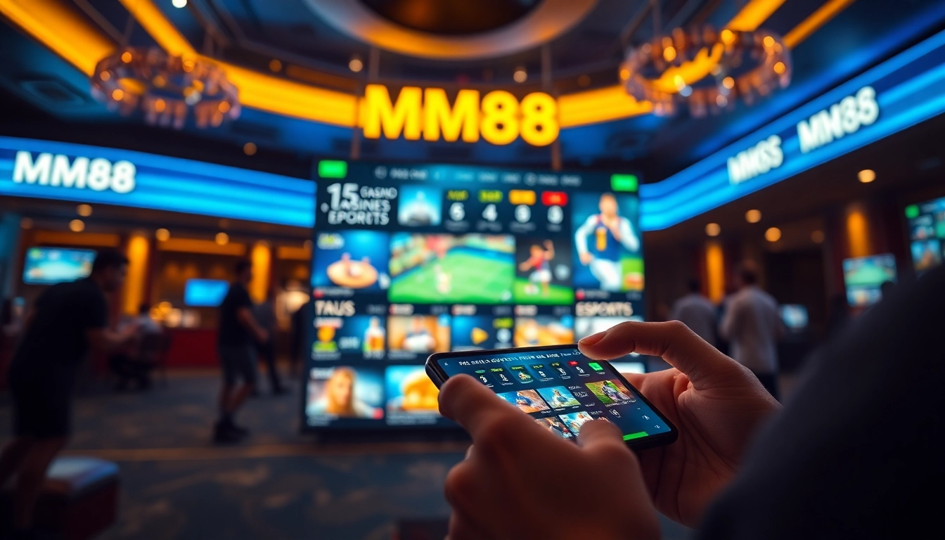 Dynamic online betting scene at https://mm88.agency/ showcasing engaging games and a modern interface.