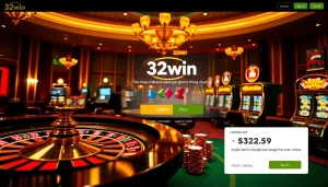 Experience thrilling gameplay at 32win trang chu featuring an exciting online casino interface.
