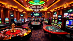 Experience the thrill of Superbet casino gaming with vibrant tables, slots, and excitement!