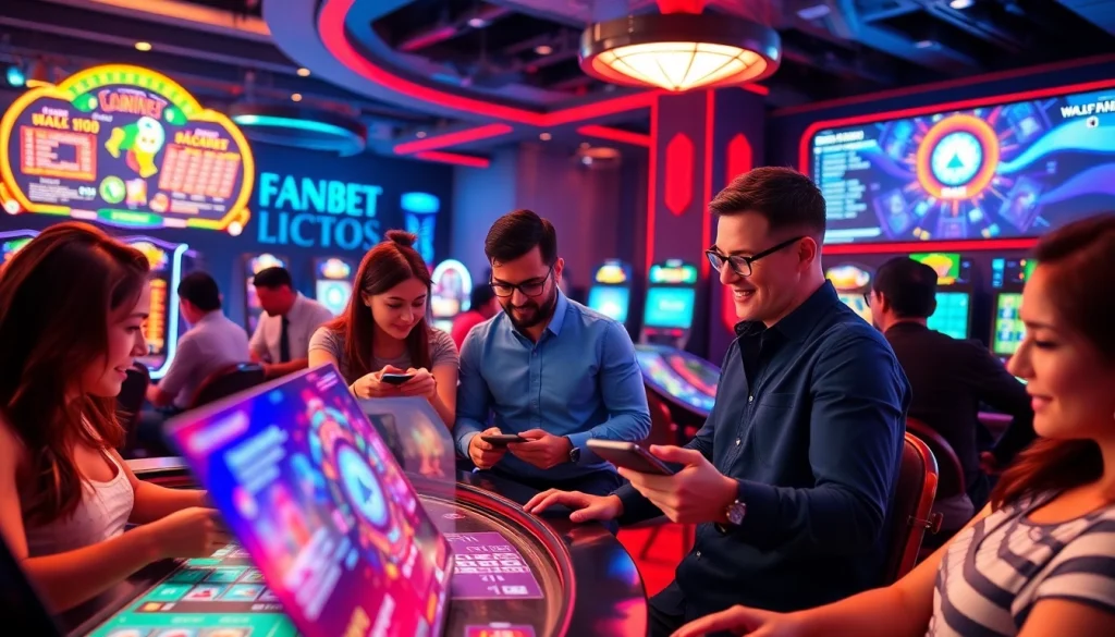 Online gambling enthusiasts engaging with the THABET platform, showcasing diverse games and a secure environment.