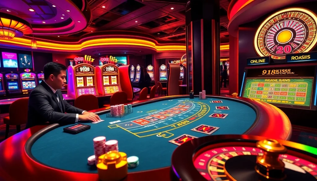 Experience thrilling casino actions at 918kiss with vibrant slot machines and high-stake games.