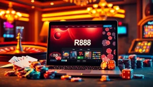 Experience the excitement of gambling at https://rr88.pizza/ with vibrant casino scenes showcasing gaming action.