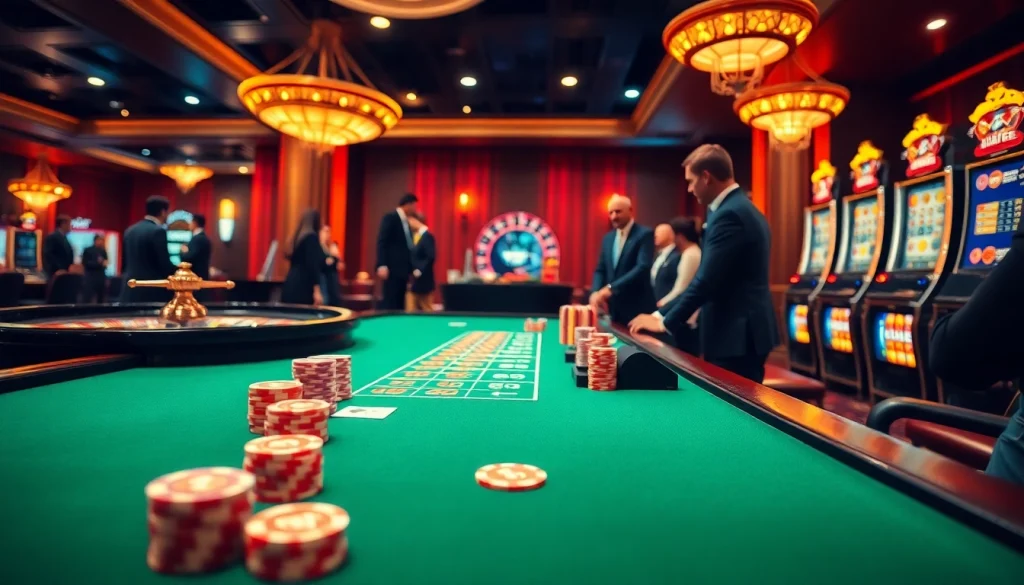 Experience thrilling gameplay at 789bet com with vibrant casino tables and engaged players.