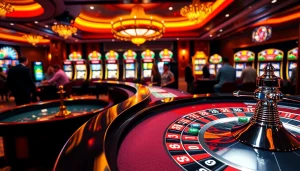 Experience thrilling gameplay at F8bet 02 casino with vibrant tables and engaging slot machines.