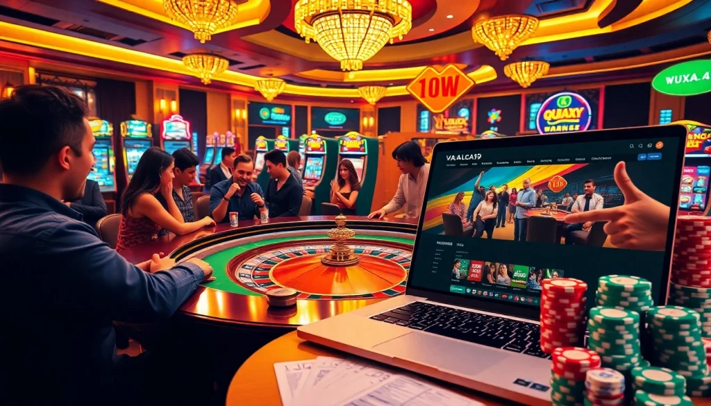 Experience thrilling wagering at vuabai9 with vibrant slot machines and roulette.