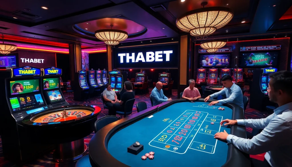 THABET online casino with vibrant tables and exciting gameplay for an engaging gambling experience.