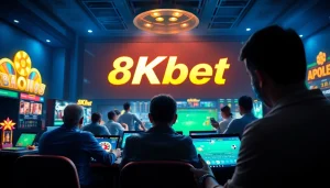 8Kbet online betting platform showcasing exciting games and engagement in sports betting.