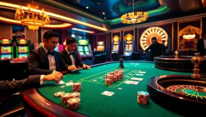 Players engage in a thrilling game of poker at PU88, featuring vibrant chips and immersive atmosphere.