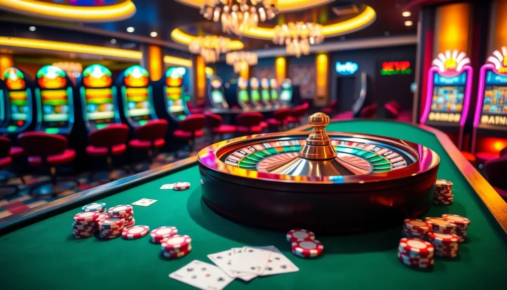 Trải nghiệm sự phấn khích khi cá cược tại Betvip trong một bầu không khí casino sang trọng.