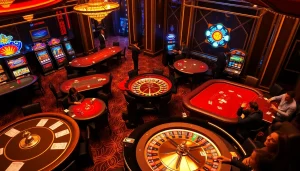 Experience the thrill of UU88 at a luxurious casino table with vibrant cards and chips.