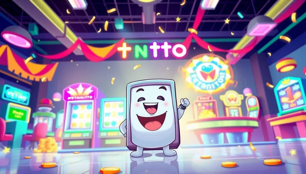 Mainkan petanitoto dan nikmati suasana slot yang ceria dan berwarna-warni.