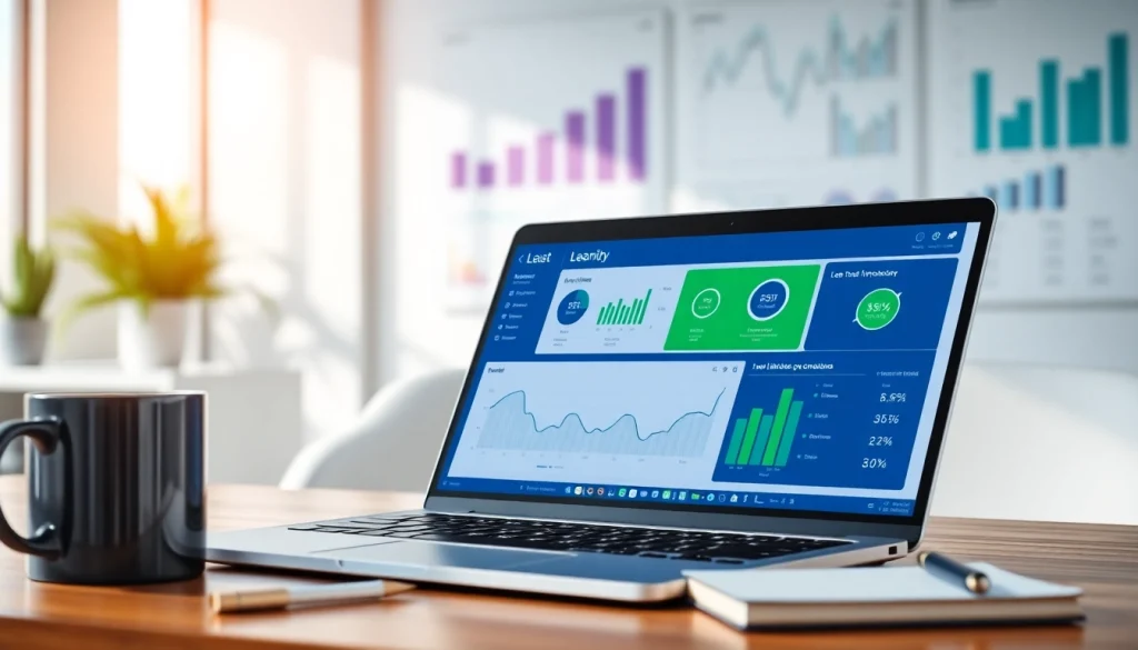 Explore Digital Loan Origination Software interface in a professional office setting.