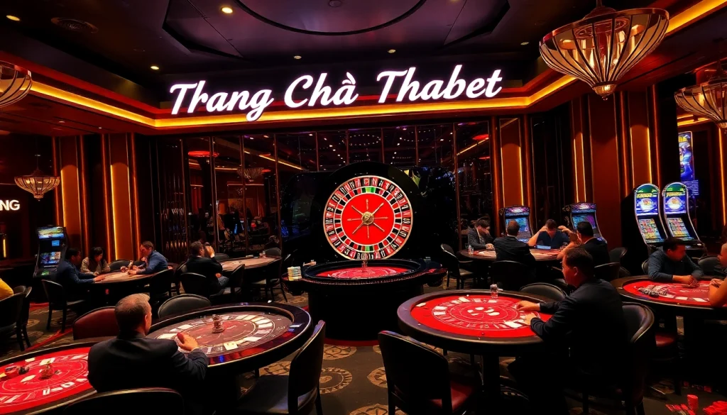 Engaging players and vibrant gaming tables define the excitement of trang chủ thabet casino experience.