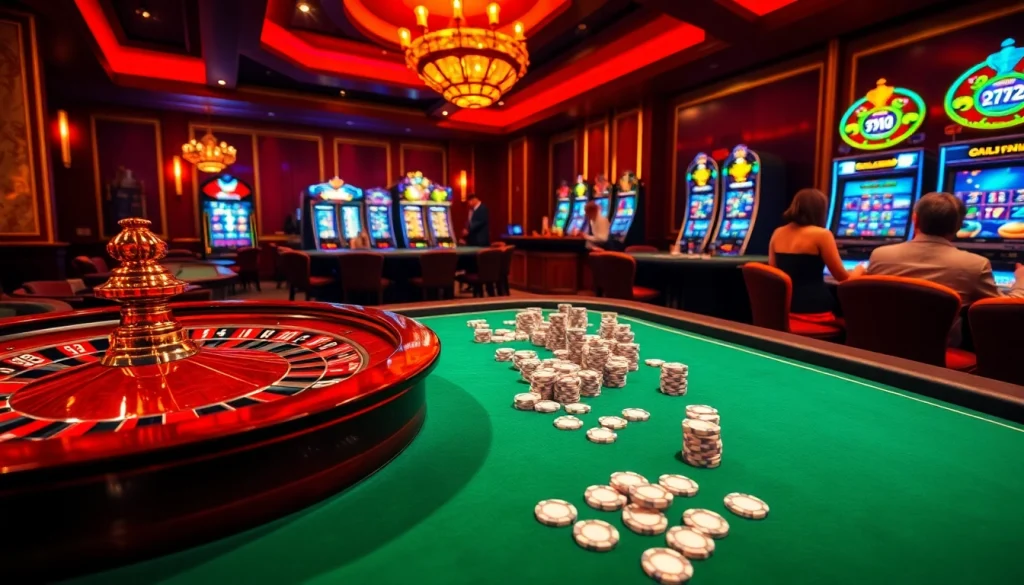 Engage with thrill-seekers at Bay789 casino featuring poker action and roulette excitement.
