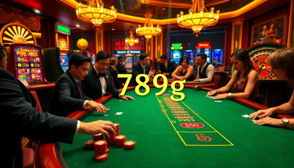 Experimenta la emoción de jugar en 789g con una emocionante partida de blackjack con crupieres profesionales y jugadores entusiasmados.