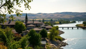 Discover Clarksburg, CA scenery showcasing a serene riverside community.