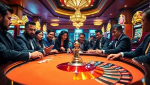 Play thrilling games with apk jaya at a luxurious casino table full of excitement.