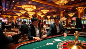 Experience thrilling gaming at U888li com with poker tables, roulette wheels, and vibrant casino ambiance.