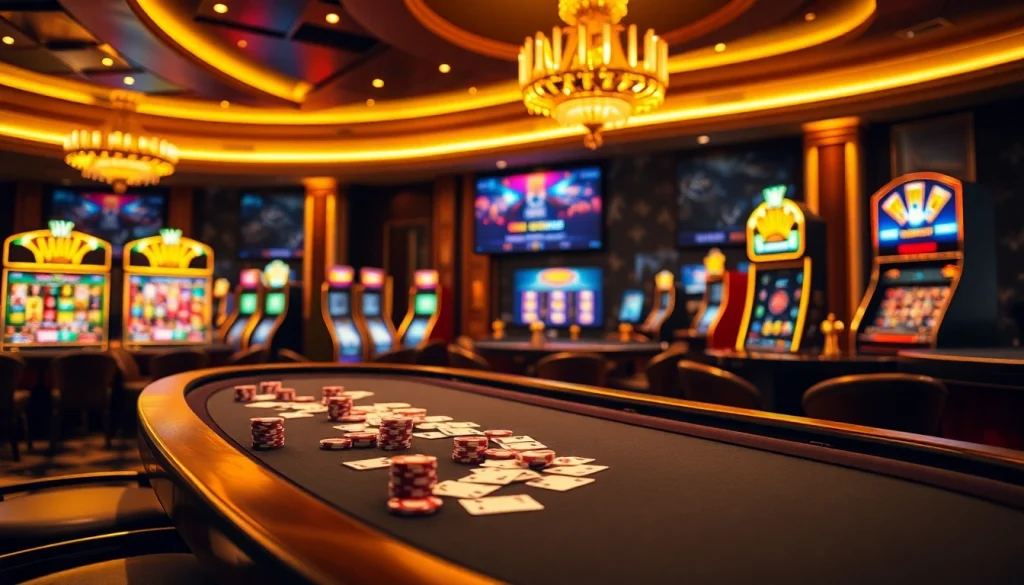 Engage in thrilling gaming action at https://okfun.uk.net/ with vibrant casino tables and exciting slot machines.