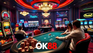 Experience the excitement of winning at OK88 with vibrant casino games and immersive betting.