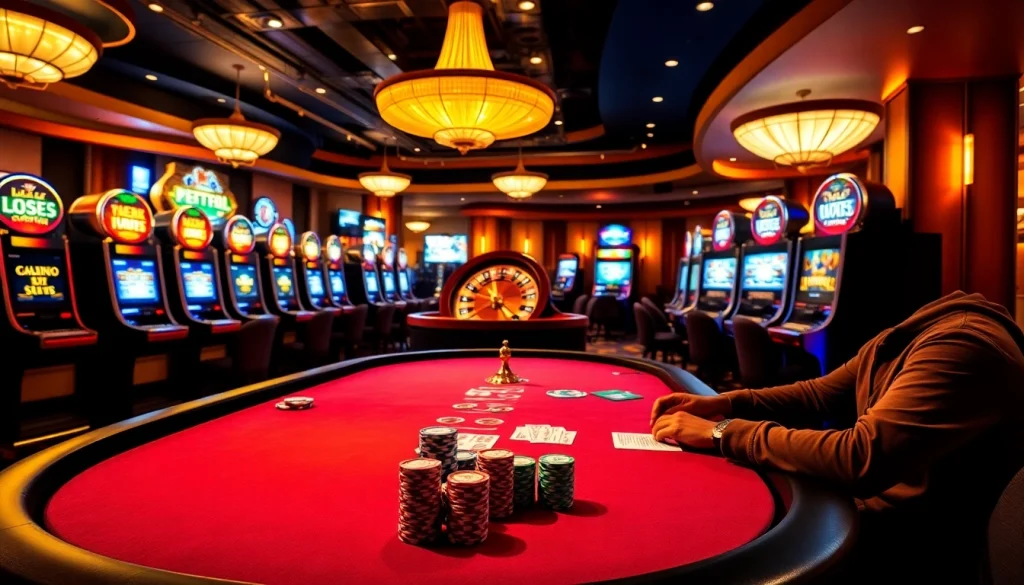 Engaging players at a vibrant poker table showcasing the thrill of LC88 Media