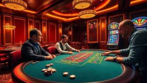 Casual players enjoying an exciting session at a blackjack table as S8 jackpots increase.