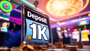 Slot depo 1k dengan mesin slot menarik di suasana kasino yang mengundang.