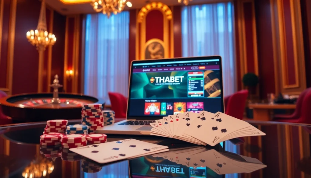 Experience thrilling gaming action at https://thabethome.com/ with vibrant casino visuals and engaging betting elements.