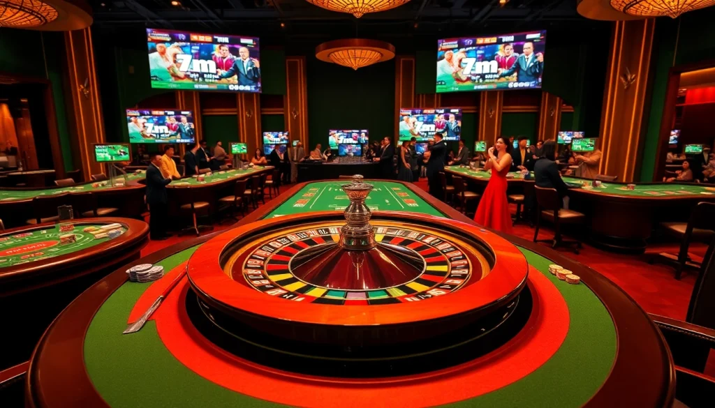 Experience high-stakes excitement at a luxurious casino scene featuring live odds from 7m cn.