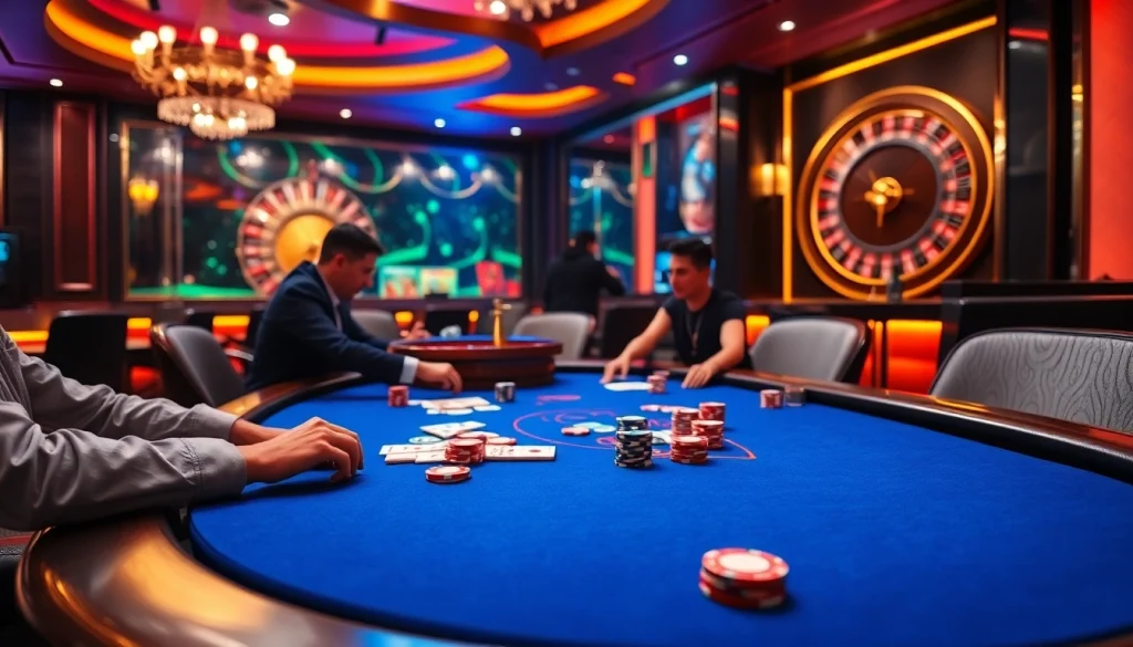 Experience the thrill of winning with games from https://bong88.casa/ at a vibrant casino table filled with action.