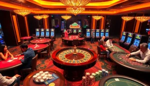 Engaging gamblers at https://xocdia24h.com/ with dynamic roulette and poker tables.