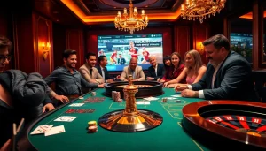 Experience thrilling live sports streaming with Vaoluoitv at the vibrant casino table.