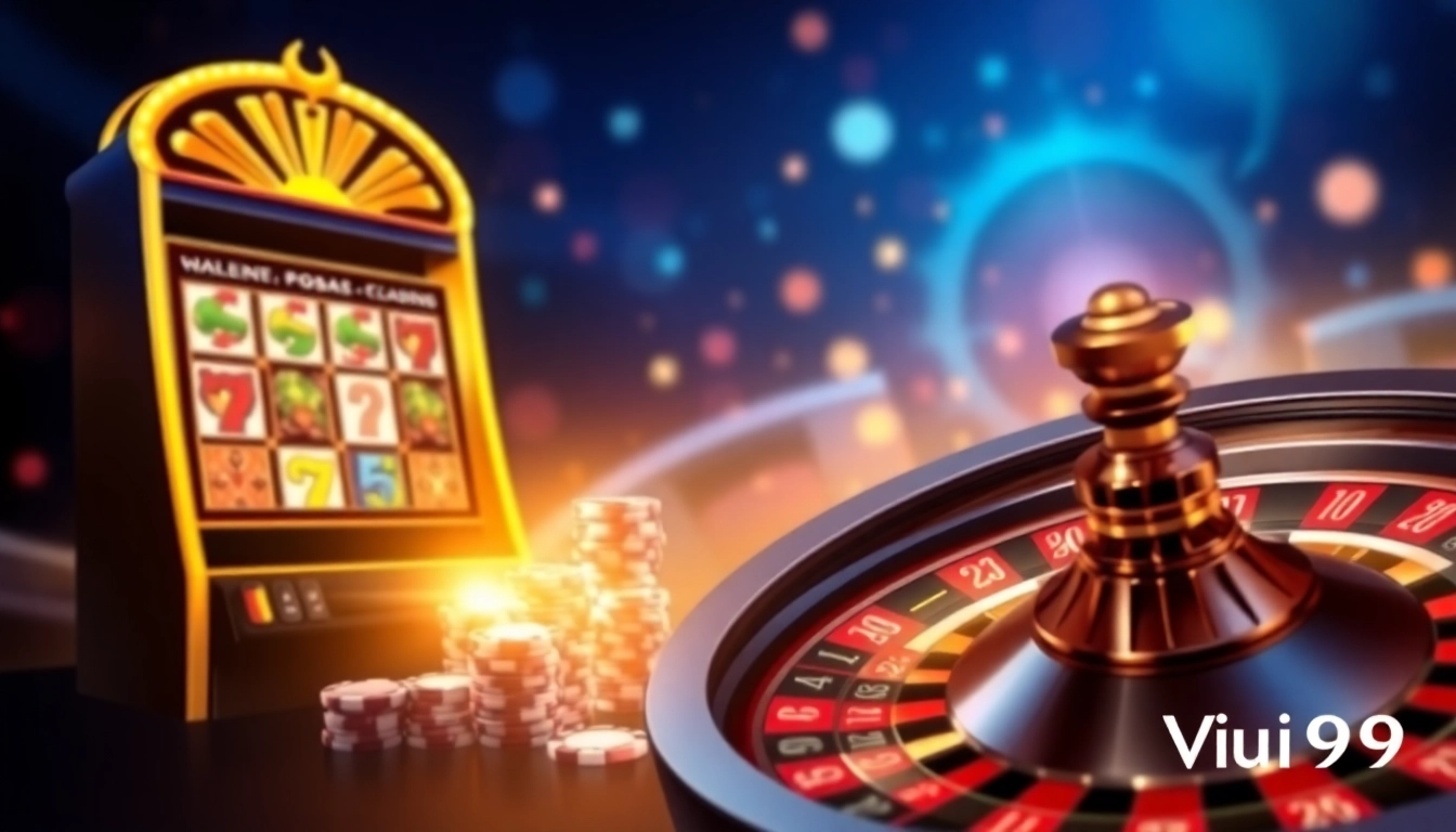 Experience the thrill of gambling with Vua99's exciting online casino interface and games.